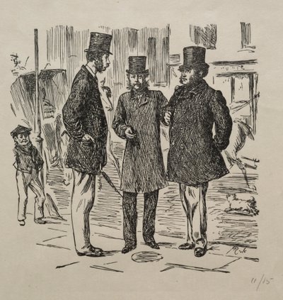 導入前の小さな瞬間、1865年。 作： George Louis Palmella Busson Du Maurier