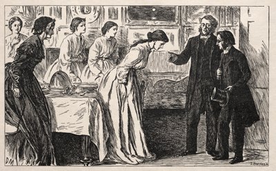 キュレートが欲しかった。 M・グリーン牧師にとってむしろ試練 作： George Louis Palmella Busson Du Maurier