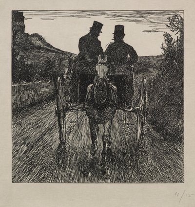Pifflersがリターンマッチを失った理由、1865。 作： George Louis Palmella Busson Du Maurier