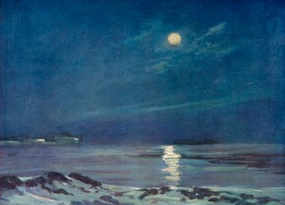 冬の満月、c1908、1909 作： George Marston