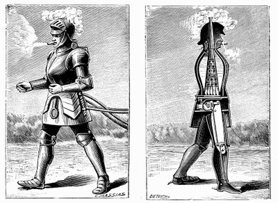 ジョージ・ムーアのスチームマン、1893 作： George Moore