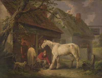毛皮職人の店（または毛皮職人の鍛冶場） 1793年 （油彩・カンヴァス） 作： George Morland