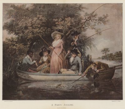 パーティー釣り（クロモリト） 作： George Morland