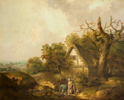 素朴なコテージ 作： George Morland