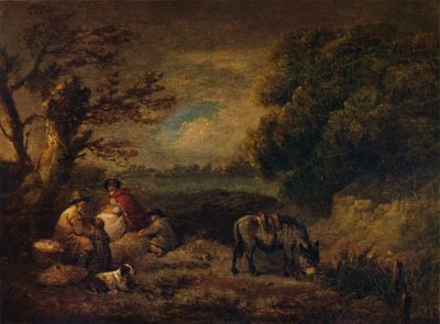 ロバで休んでいるジプシー、1795 作： George Morland