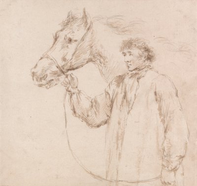 Homem segurando o cavalo pelo freio 作： George Morland