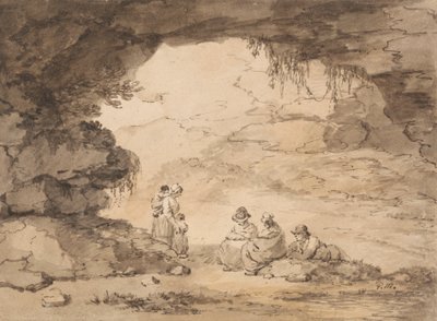 洞窟の農民 作： George Morland