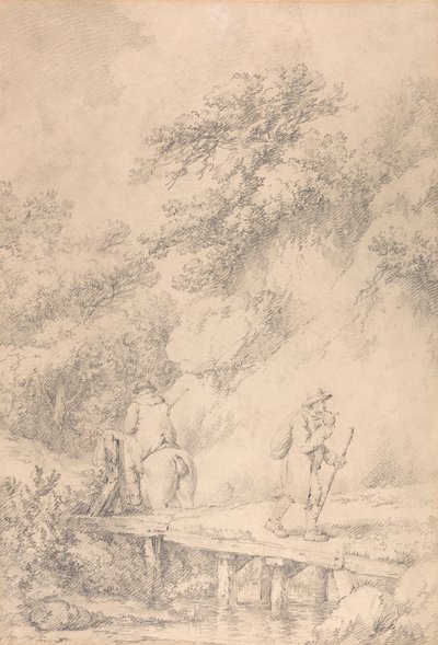 Kaksi miestä maantiellä 作： George Morland