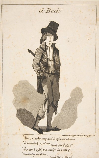 1790年12月1日、バック。 作： George Moutard Woodward