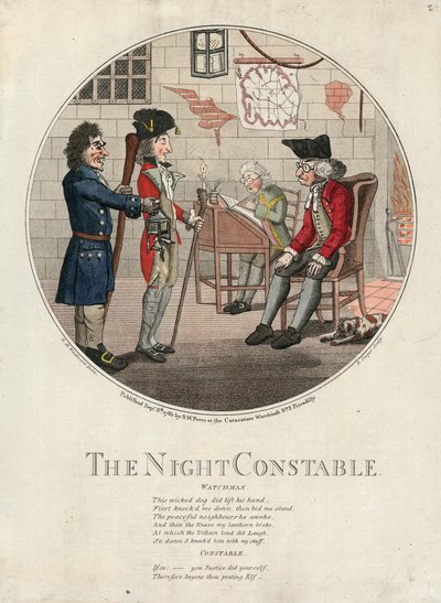 夜の巡査 作： George Moutard Woodward