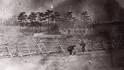 ブルラン。 マシューズ ハウス、1861 年から 62 年。 作： George N. Barnard