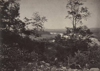 ルックアウト マウンテンから見たチャタヌーガ バレー、1860 年代。 作： George N. Barnard