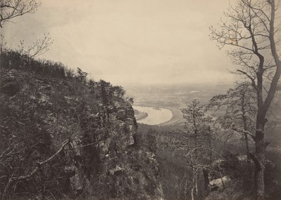 ルックアウト山第 2 号から見たチャタヌーガ バレー、1860 年代。 作： George N. Barnard