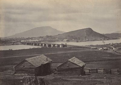 北のチャタヌーガ、1860年代。 作： George N. Barnard