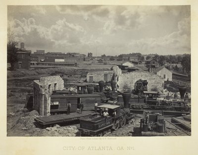 ジョージア州アトランタ市 No. 作： George N. Barnard