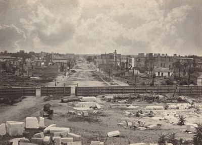 国会議事堂からのコロンビア、1865-1866。 作： George N. Barnard