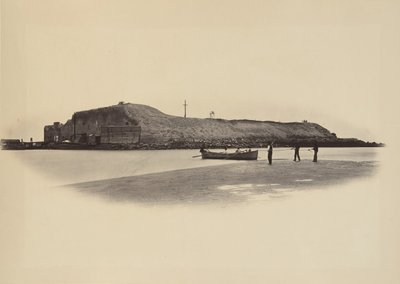 フォート サンプター、1860 年代。 作： George N. Barnard