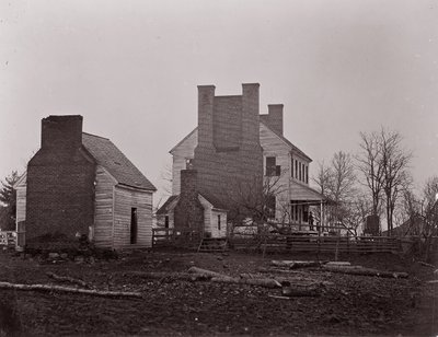 ルイス家。 ブルランの戦場、1861-62。 作： George N. Barnard
