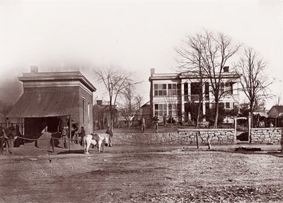 プロボスト元帥本部、チャタヌーガ、カリフォルニア州。 1864年。 作： George N. Barnard