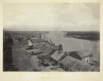 ジョージア州サバンナ、1866 年第 1 号。 作： George N. Barnard