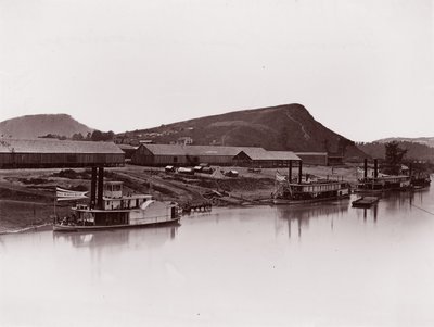 チャタヌーガ 81 ルックアウト マウンテン スパー、カリフォルニア州のテネシー川。 1864年。 作： George N. Barnard