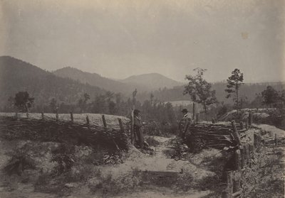 アラトゥーナ峠、ジョージア州、1860 年代。 作： George N. Barnard