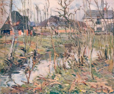 ノルマンディーの農場、c1911 作： George Oberteuffer