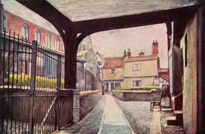 Tombland Alley（カラーリトグラフ 作： George Parsons Norman