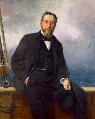 ピーター・テルソン（キャンバスに油彩） 作： George Percy Jacob Hood