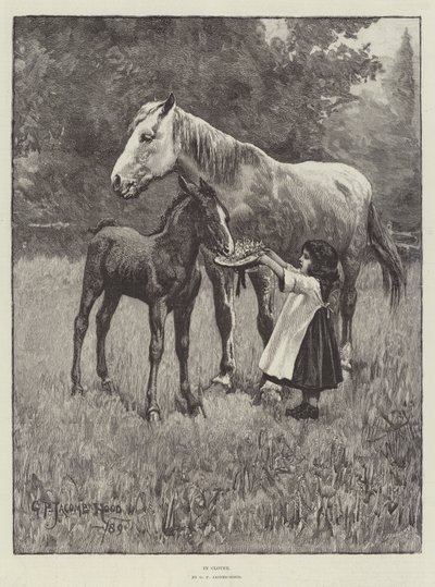クローバーで 作： George Percy Jacomb Hood