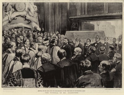 グラッドストーン氏の葬儀 作： George Percy Jacomb Hood