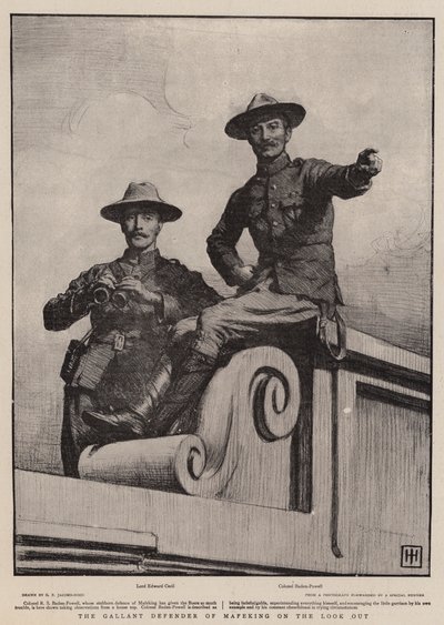 外見上のマフェキングの勇敢な擁護者 作： George Percy Jacomb Hood