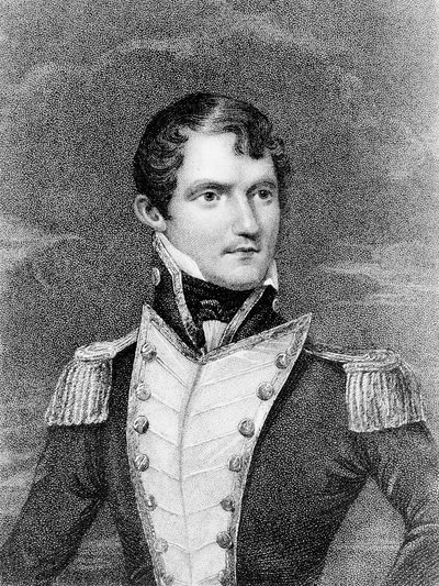 ジョンダンダスコクラン船長、ヘンリーマイヤーの彫刻、1824年 作： George Perfect Harding