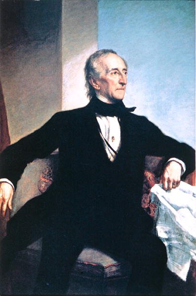 ジョン・タイラー（1790-1862）（カラーリトグラフ） 作： George Peter Alexander (after) Healy