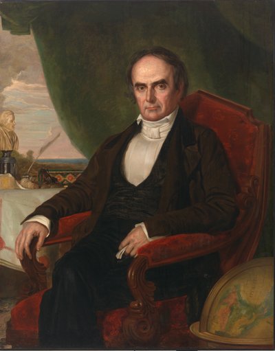 ダニエル・ウェブスター、1846年。 作： George Peter Alexander Healy