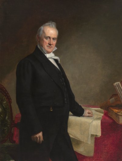 ジェームズ・ブキャナン、1859年。 作： George Peter Alexander Healy