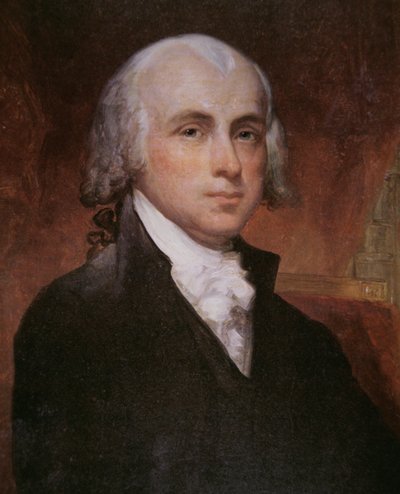 ジェームズ・マディソン（1751-1836）（カラーリトグラフ 作： George Peter Alexander Healy