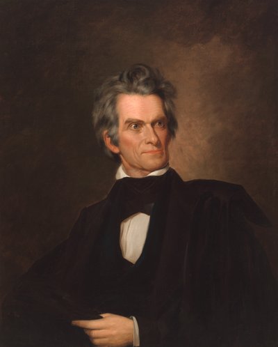 ジョン・C・カルフーン、c。 1845年。 作： George Peter Alexander Healy