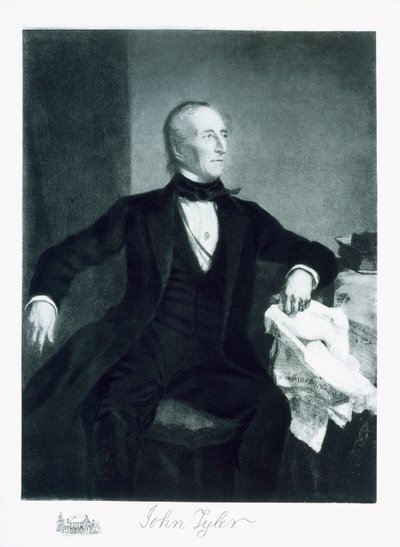 ジョンタイラー、アメリカ合衆国の第10代大統領、パブ。 1901（グラビア）（102588も参照） 作： George Peter Alexander Healy