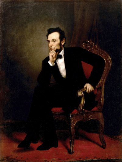 エイブラハム・リンカーンの肖像 作： George Peter Alexander Healy