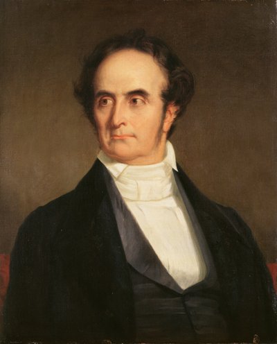ダニエルウェブスターの肖像、1842年 作： George Peter Alexander Healy