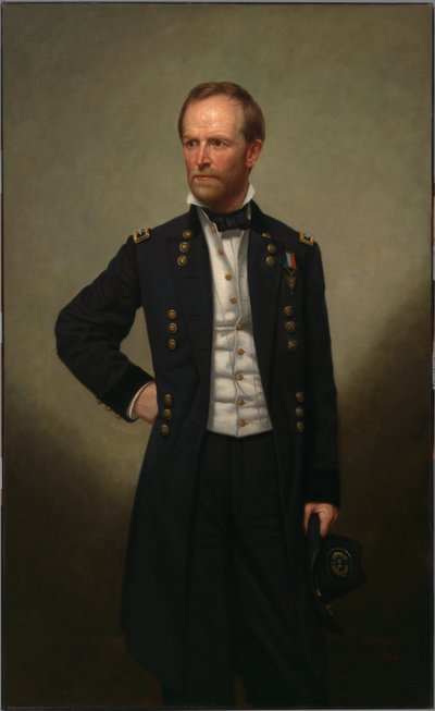 ウィリアム・T・シャーマン、1866年。 作： George Peter Alexander Healy