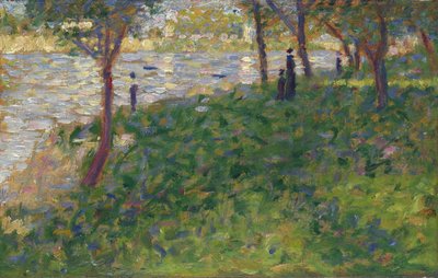 La Grande Jatteの習作、1884-1885 作： George Pierre Seurat