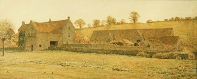 The Old Tithe Barn and Farm House near Bradford-on-Avon 作： George Price Boyce