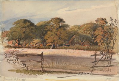 マーゲイト、1850 年 10 月 2 日。 作： George Richmond