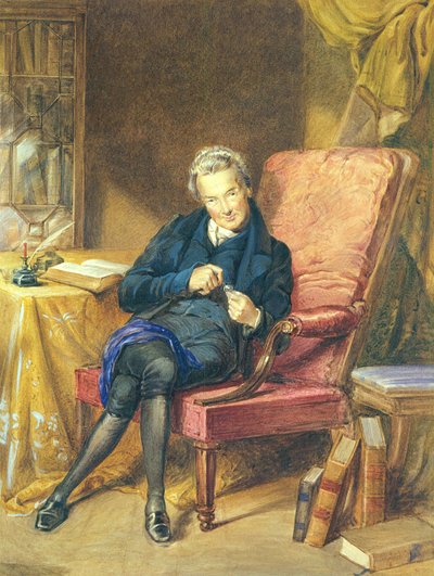 ウィリアム・ウィルバーフォースの肖像（1759-1833）1833年（紙に水彩） 作： George Richmond