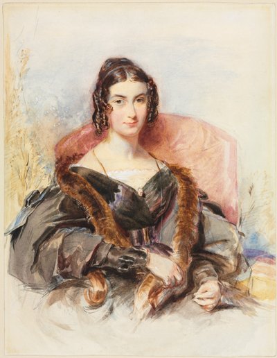 女性の肖像、c。 1830-1835。 作： George Richmond