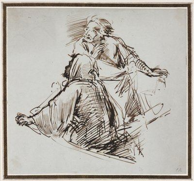 二人の男性像、1829年頃 作： George Richmond