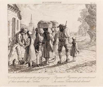 Bischoffshiem、c.1821（エッチング） 作： George Robert Lewis
