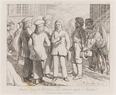 学生、ウルム、1821年頃（エッチング） 作： George Robert Lewis